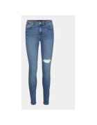 Vero Moda Blugi dama - 303614539 - Bumbac/Poliester - Albastru - Albastru