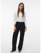 Vero Moda Blugi drepti cu animal print - Negru