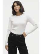 Vero Moda Bluza Chloe 10306897 Alb Slim Fit - Bumbac