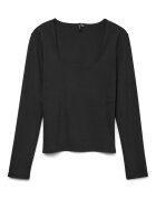 Vero Moda Bluza dama - poliester/elastan - Negru