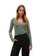 Vero Moda Bluza dama - Viscoza/Elastan - Verde