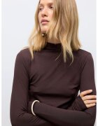 Vero Moda Bluza din amestec de modal - Maro