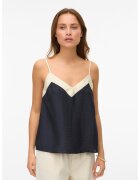Vero Moda Bluza lejera cu decolteu in V - Negru