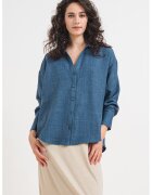 Vero Moda Camasa cu maneci cazute Melaney - Albastru inchis