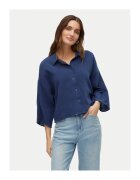 Vero Moda Camasa dama 10279685 - Bumbac/Bumac reciclat - Bleumarin - Bleumarin