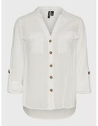 Vero Moda Camasa dama - 301751410 - Viscoza - Alb