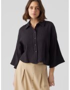Vero Moda Camasa texturata cu maneci cazute