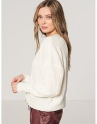 Vero Moda Cardigan cu decolteu in V si nasturi - Alb murdar