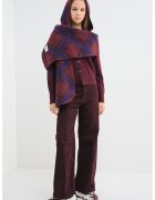 Vero Moda Cardigan cu maneci lungi si nasturi - Violet pruna