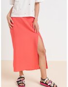 Vero Moda Fusta cu slit lateral Josie - Coral
