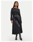 Vero Moda Fusta din imitatie de piele - neagra - pentru femei