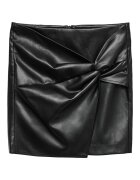 Vero Moda Fusta din imitatie de piele - Negru