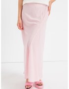 Vero Moda Fusta lunga evazata cu talie inalta - Roz pastel