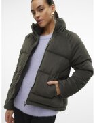 Vero Moda Geaca bufanta matlasata cu maneci raglan Debbie Sofia - Verde padure