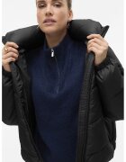Vero Moda Geaca cu vatelina si fermoar Ligario - Negru