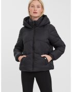Vero Moda Geaca matlasata cu gluga Uppsala - Negru