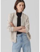 Vero Moda Jacheta bomber cu fermoar - Grej