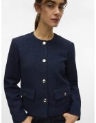 Vero Moda Jacheta cu buzunare cu clapa - Bleumarin