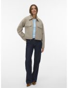 Vero Moda Jacheta uni cu fermoar - Bej