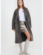 Vero Moda Palton cu doua randuri de nasturi - Gri inchis melange