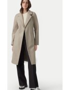 Vero Moda Palton Fortuneaya 10278330 Bej Regular Fit - Poliester