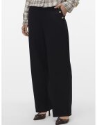Vero Moda Pantaloni cu croiala ampla - Negru
