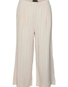 Vero Moda Pantaloni dama - Dungi gri - bej - 70% viscoza - 30% in