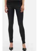 Vero Moda Pantaloni din imitatie de piele Flash 10314591 Negru Skinny Fit - Piele ecologica