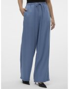 Vero Moda Pantaloni din lyocell cu croiala ampla - Albastru deschis