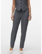Vero Moda Pantaloni eleganti cu talie medie - Gri melange