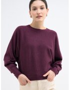 Vero Moda Pulover cu insertii de lurex Happy - Violet tyrian