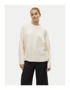 Vero Moda Pulover dama - 304511103 - Poliester reciclat/Poliester - Bej - Bej