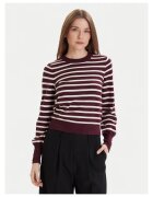 Vero Moda Pulover de dama violet/alb