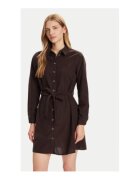 Vero Moda Rochie camasa Dama - maro - 100% poliester reciclat