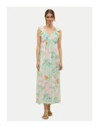 Vero Moda Rochie de vara dama 10324125 - Viscoza/Nylon - Verde - Verde