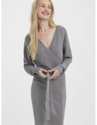 Vero Moda Rochie-pulover cu maneci liliac Rem - Gri melange