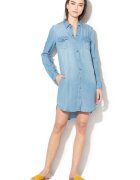 Vero Moda Rochie tip camasa - din lyocell - Albastru deschis