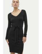 Vero Moda Rochie tricotata Saba 10309320 Negru Slim Fit - Viscoza