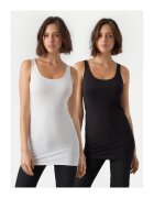 Vero Moda Set 2 tricouri dama - 305069245 - Bumbac - Alb - Alb