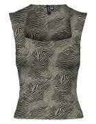Vero Moda Top dama 10312751 - Poliester/Elastan - Bej - Bej