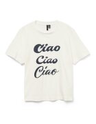 Vero Moda Tricou dama 10327143 - Bumbac organic - Alb - Alb