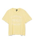Vero Moda Tricou dama 10327143 - Bumbac organic - Galben - Galben
