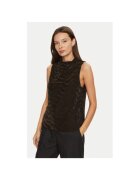 Vero Moda Tricou dama - 304520068 - Poliamida/Fibre metalice - Maro - Maro