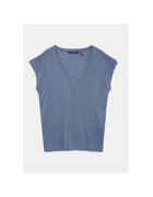 Vero Moda Tricou dama - 304785757 - Modal/Poliester - Albastru - Albastru