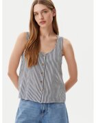 Vero Moda Tricou dama - 304951671 - Viscoza - Albastru - Albastru