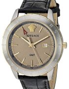 Versace Ceas barbatesc 43 mm - Argintiu/Auriu