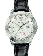Versace Ceas barbatesc elegant 43 mm - Argintiu/Negru