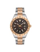 Versace Ceas barbatesc model V11040015 - 42mm - curea metalizata aurie - cadran maro