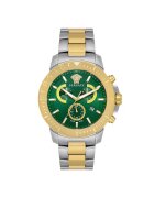 Versace Ceas barbatesc VE2E00421 - 45mm - mecanism quartz - culoare aurie - curea din otel