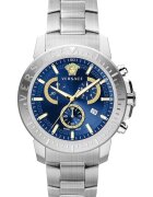 Versace Ceas barbati inox - 45mm - 5 ATM - argintiu